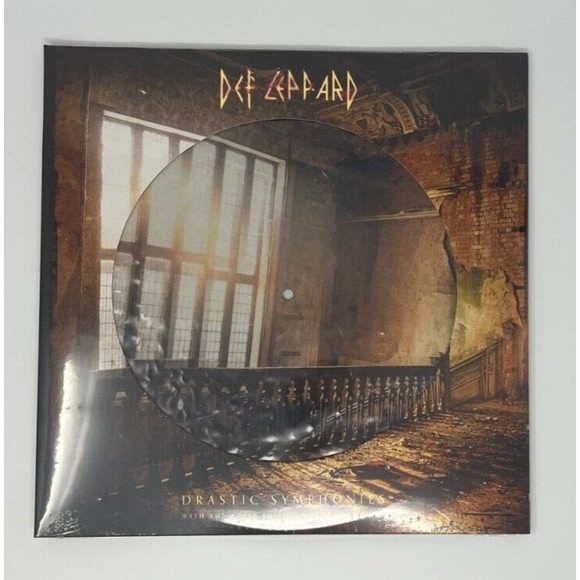 DEF LEPPARD DRASTIC SYMPHONIES - Vinyl LP Picture Disc - Signed Autograph COA - Picture 1 of 8